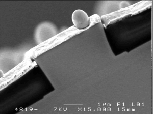 Laser seen at a microscopic scale